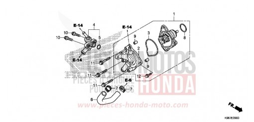 WATER PUMP WW125AK de 2019